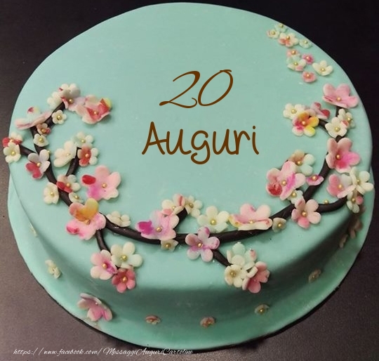 20 anni Auguri - Torta