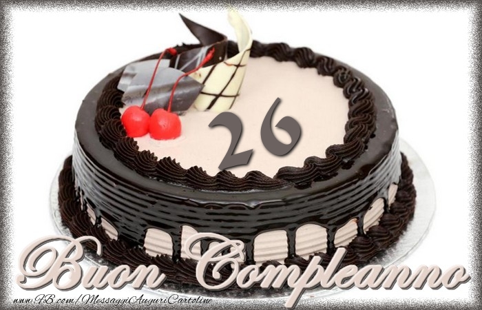 26 anni BuonCompleanno