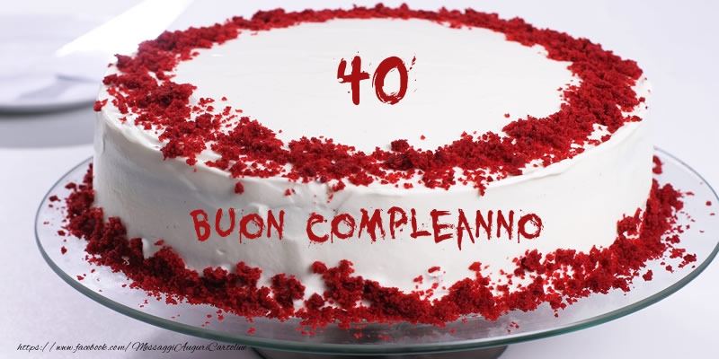 40 anni Torta di compleanno