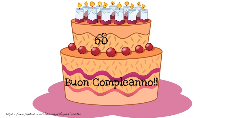 Buon compleanno 68 anni!