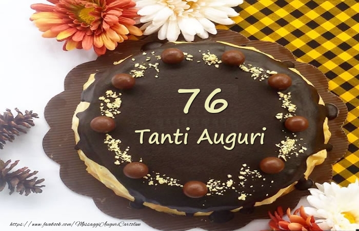 Torta Tanti Auguri 76 anni