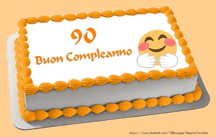 Buon Compleanno 90 anni Torta