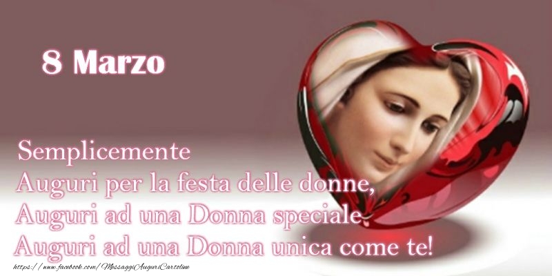 Auguri per la Festa della Donna 8 Marzo