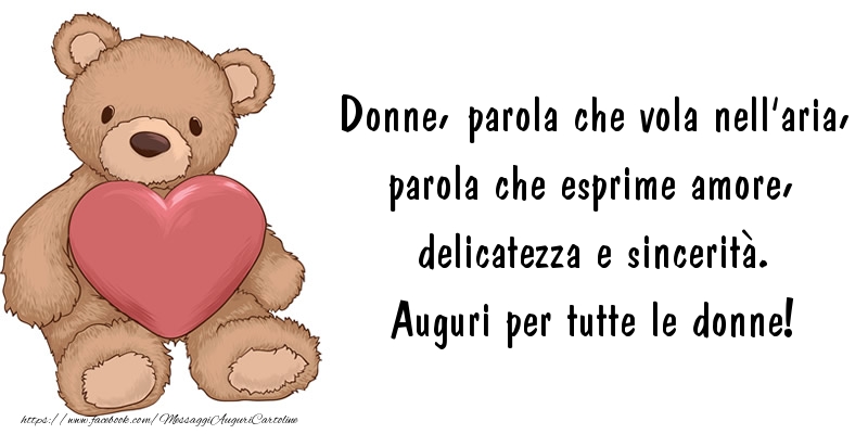 Auguri per tutte le donne!