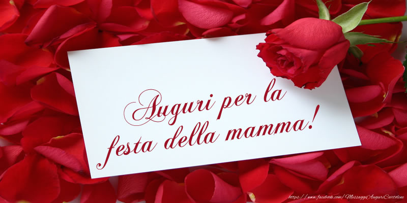 Auguri per la festa della mamma!