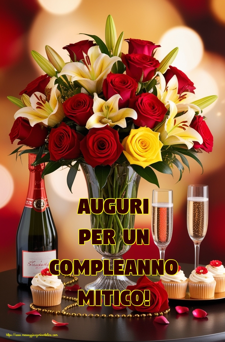 Auguri per un compleanno mitico!