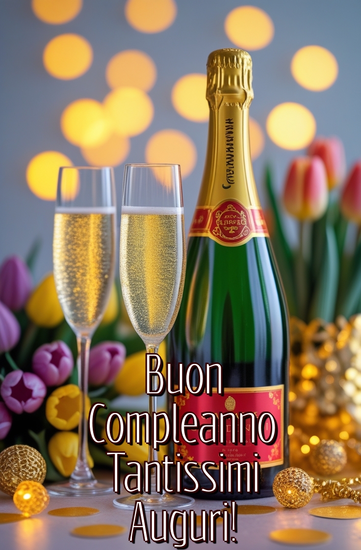 Cartoline di compleanno - Buon Compleanno Tantissimi Auguri! - messaggiauguricartoline.com