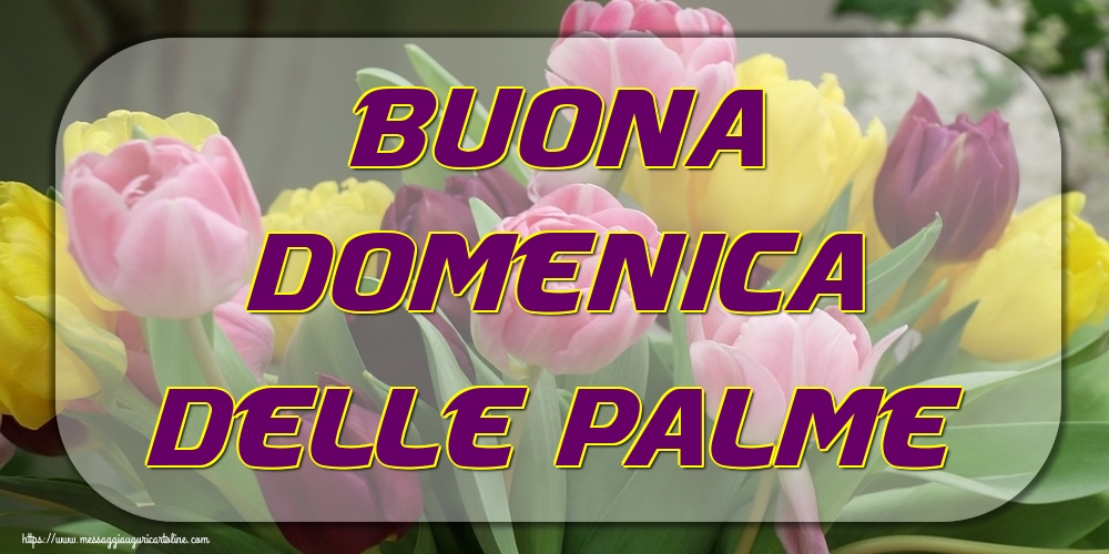 Buona domenica delle Palme