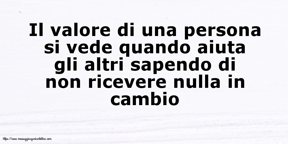 Famiglia Il valore di una persona