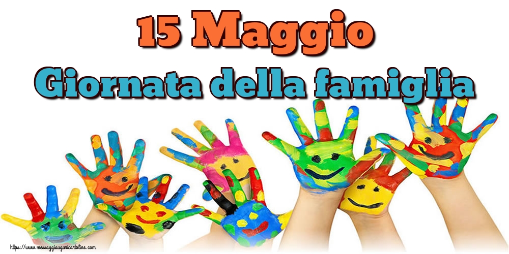 15 Maggio Giornata della famiglia