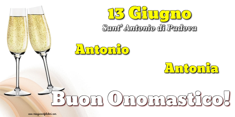 13 Giugno - Sant' Antonio di Padova