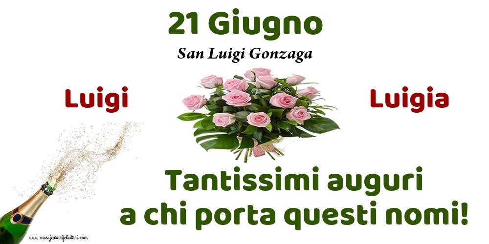 21 Giugno - San Luigi Gonzaga