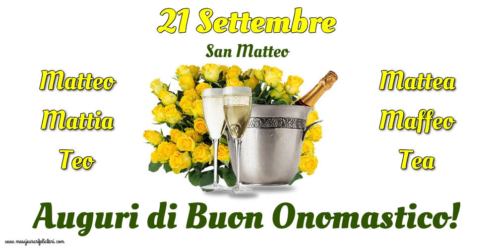 21 Settembre - San Matteo