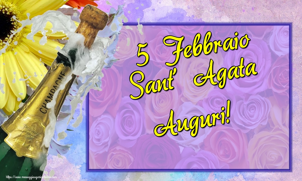 5 Febbraio Sant' Agata Auguri!