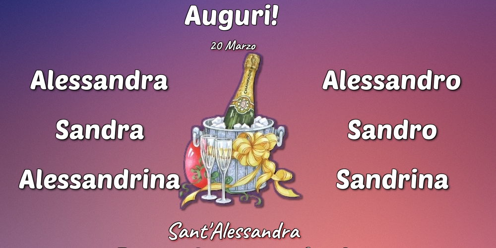 20 Marzo - Sant'Alessandra