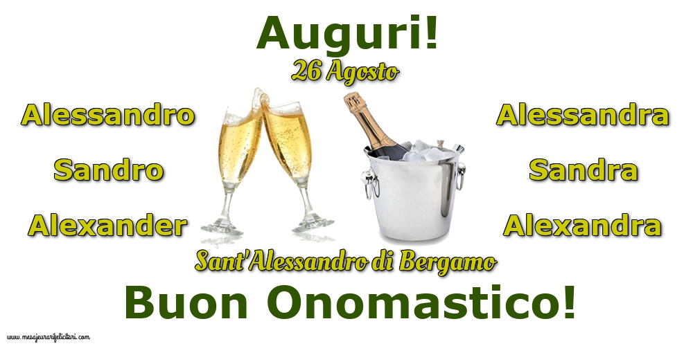 26 Agosto - Sant'Alessandro di Bergamo