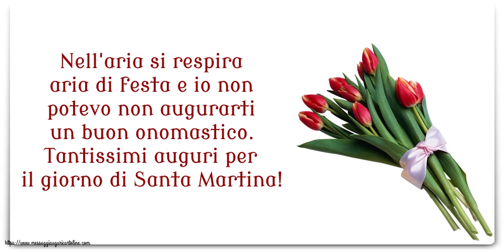 Tantissimi auguri per il giorno di Santa Martina!