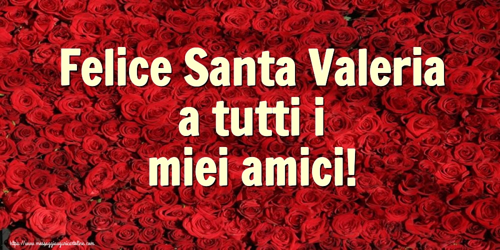 Santa Valeria Felice Santa Valeria a tutti i miei amici!