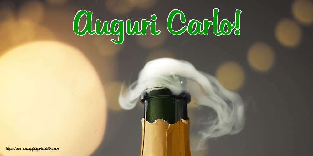 Auguri Carlo!