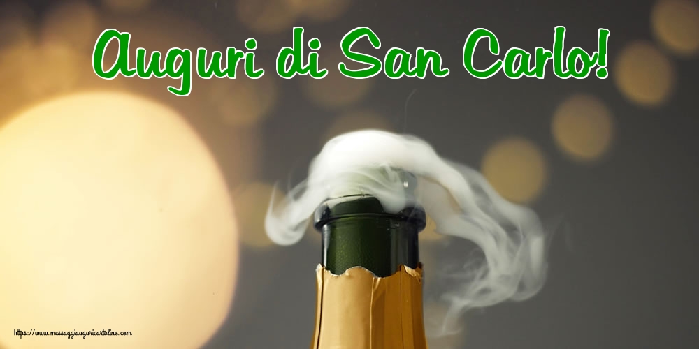 Auguri di San Carlo!