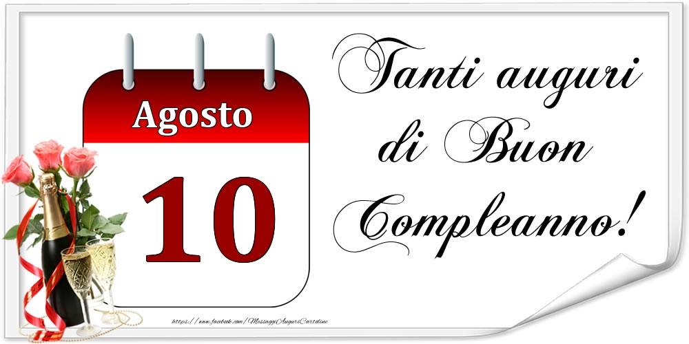 Tanti auguri di Buon Compleanno! - Agosto.10