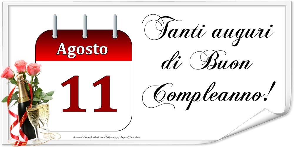 Tanti auguri di Buon Compleanno! - Agosto.11