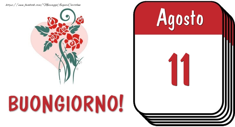 11 Agosto Buongiorno!