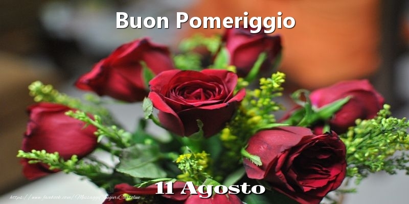 11 Agosto - Buon Pomeriggio