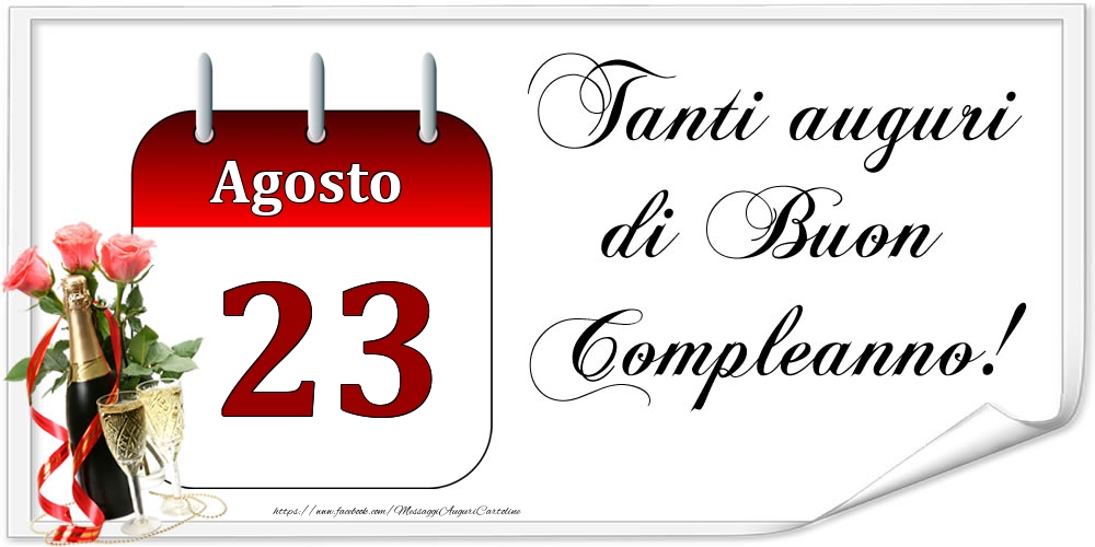 Tanti auguri di Buon Compleanno! - Agosto.23