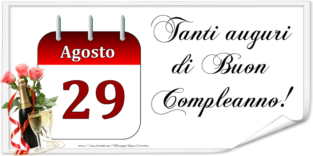 Tanti auguri di Buon Compleanno! - Agosto.29