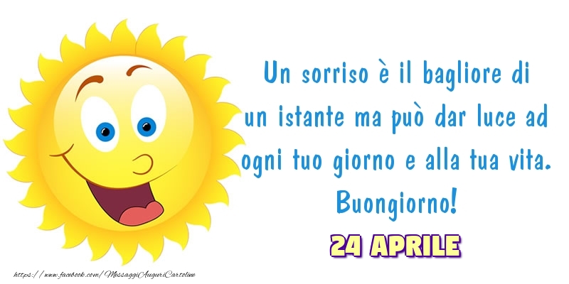 24 Aprile - Buongiorno!