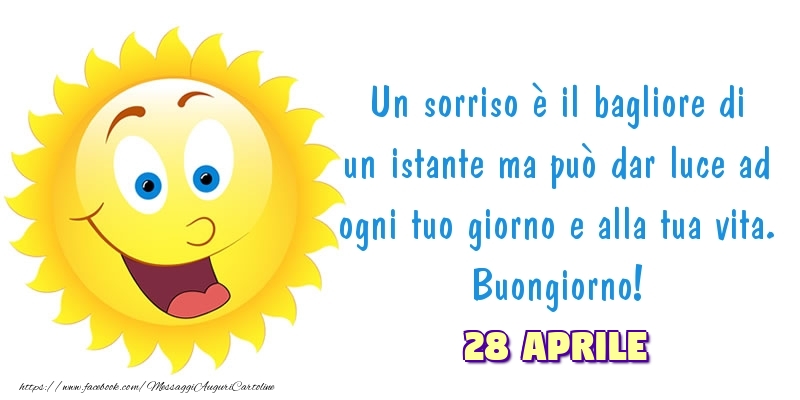 28 Aprile - Buongiorno!