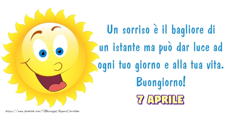 7 Aprile - Buongiorno!