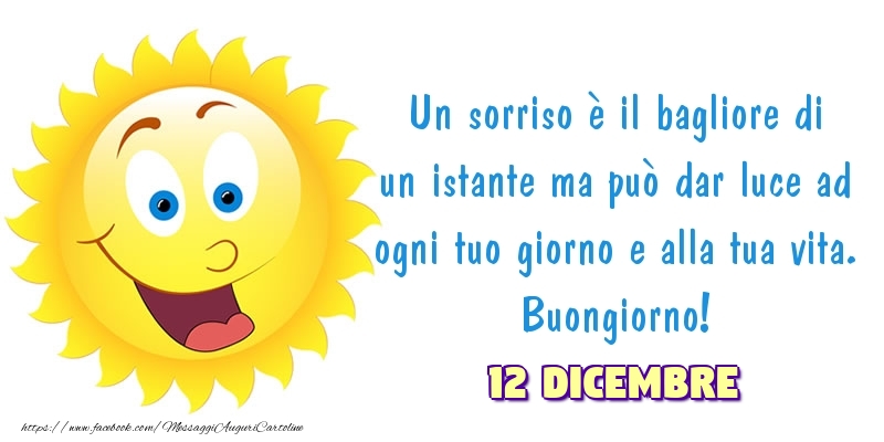 12 Dicembre - Buongiorno!