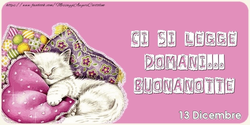 13 Dicembre - Ci si legge domani... Buonanotte