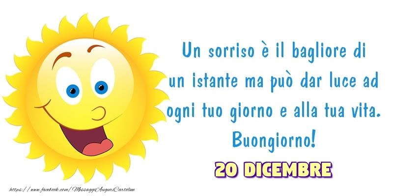 20 Dicembre - Buongiorno!