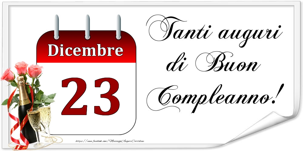 Tanti auguri di Buon Compleanno! - Dicembre.23