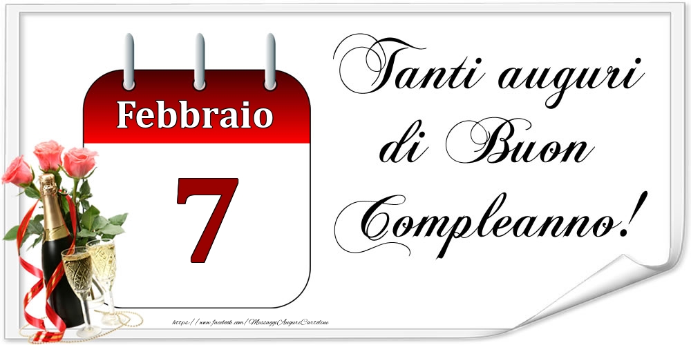 Tanti auguri di Buon Compleanno! - Febbraio.7