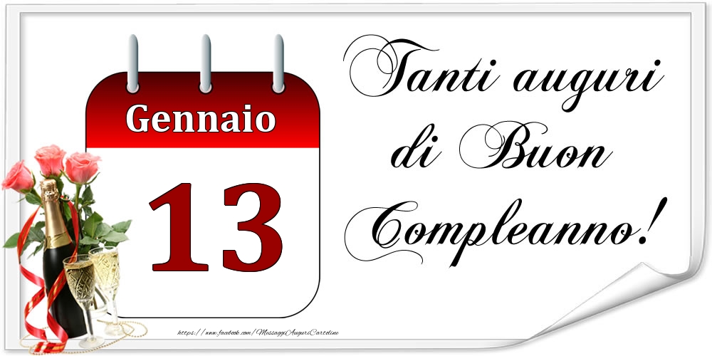 Tanti auguri di Buon Compleanno! - Gennaio.13