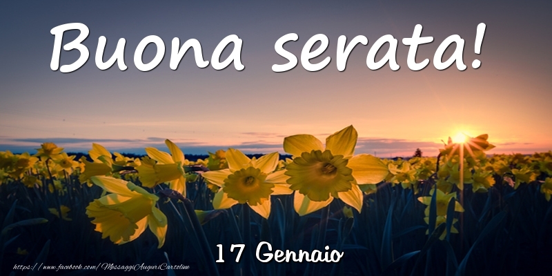 17 Gennaio - Buona serata!