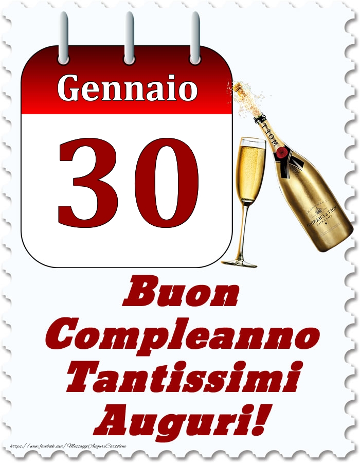 Gennaio 30 Buon Compleanno Tantissimi Auguri!