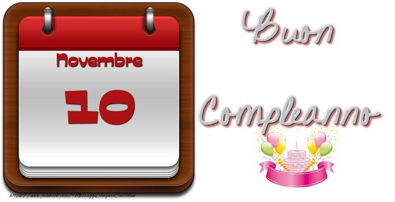 Novembre 10 Buon Compleanno