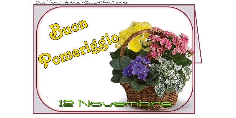 12 Novembre - Buon Pomeriggio