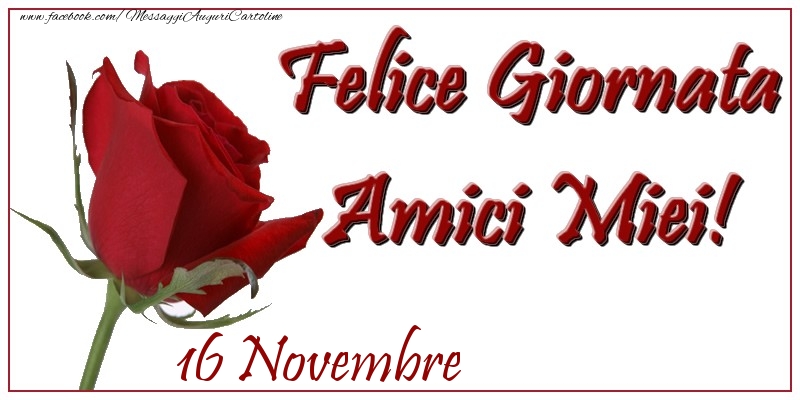 Novembre 16 Felice Giornata Amici Miei