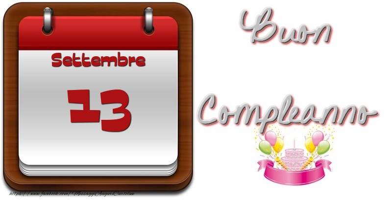 Settembre 13 Buon Compleanno