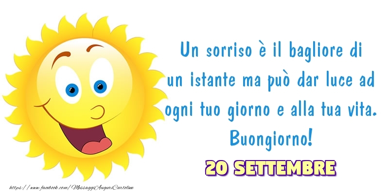 20 Settembre - Buongiorno!