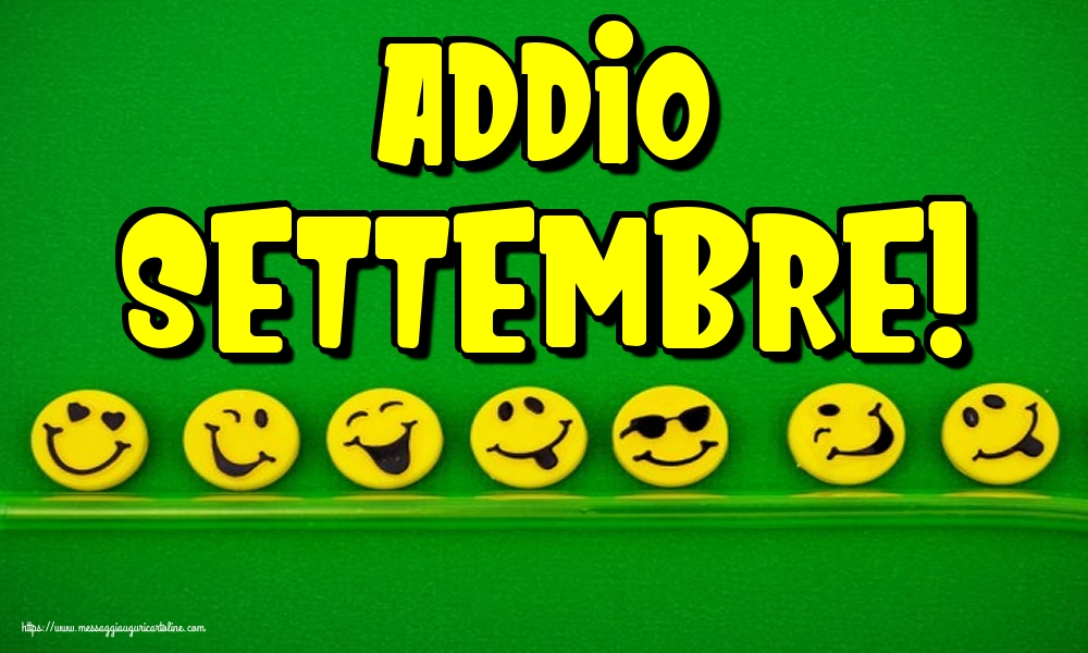 Cartoline di 30 Settembre - Addio Settembre!