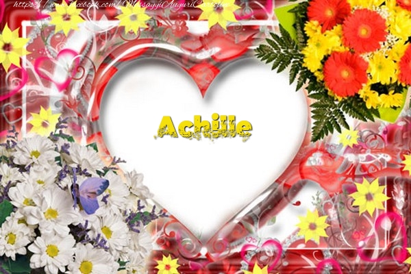  Cartoline d'amore - Cuore & Fiori | Achille