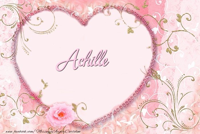  Cartoline d'amore - Cuore & Fiori | Achille