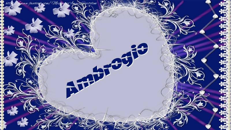 Cartoline d'amore - Cuore & Fiori | Ambrogio